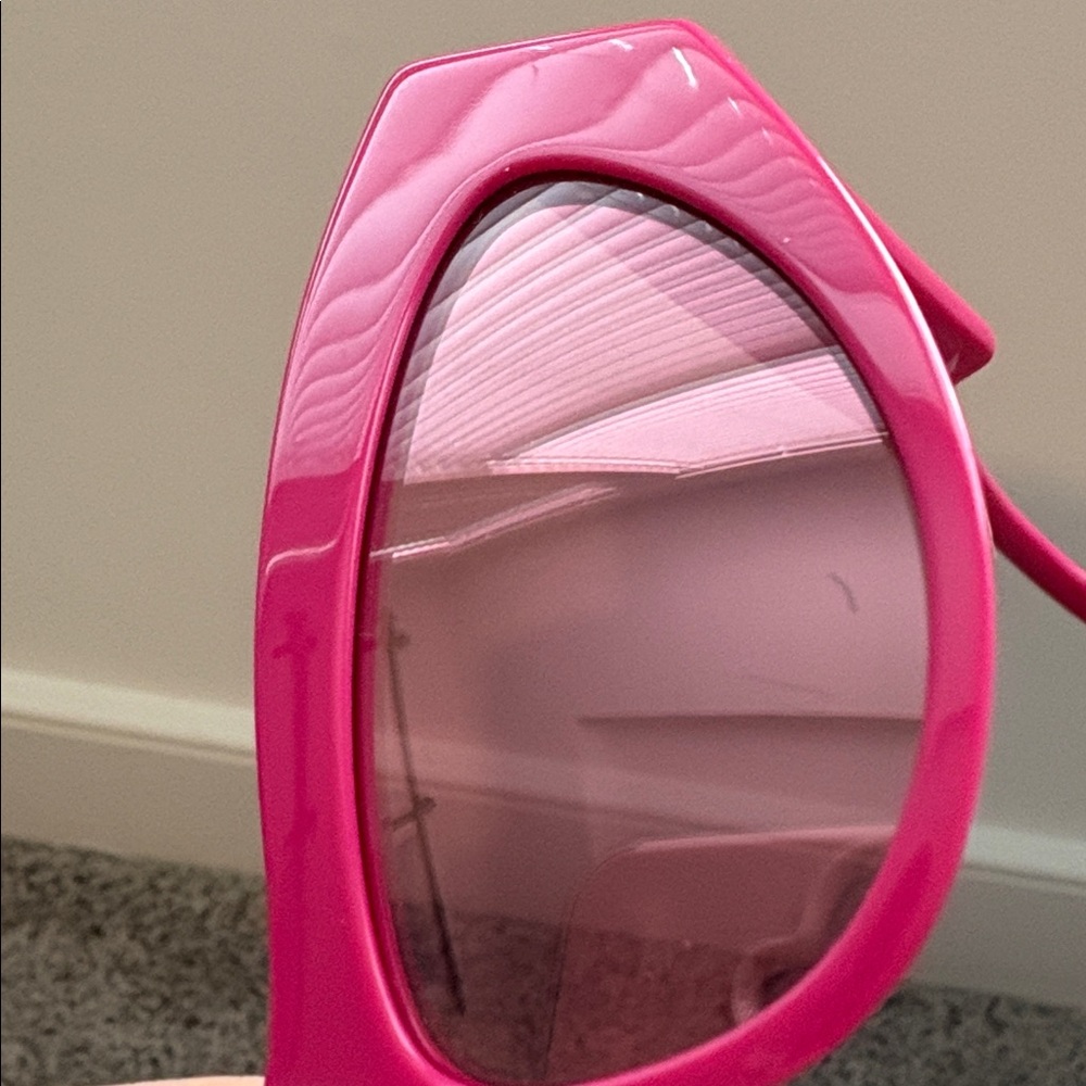 Dolce & Gabbana Fuchsia Cat-Eye Sunglasses - Picture 6 of 6